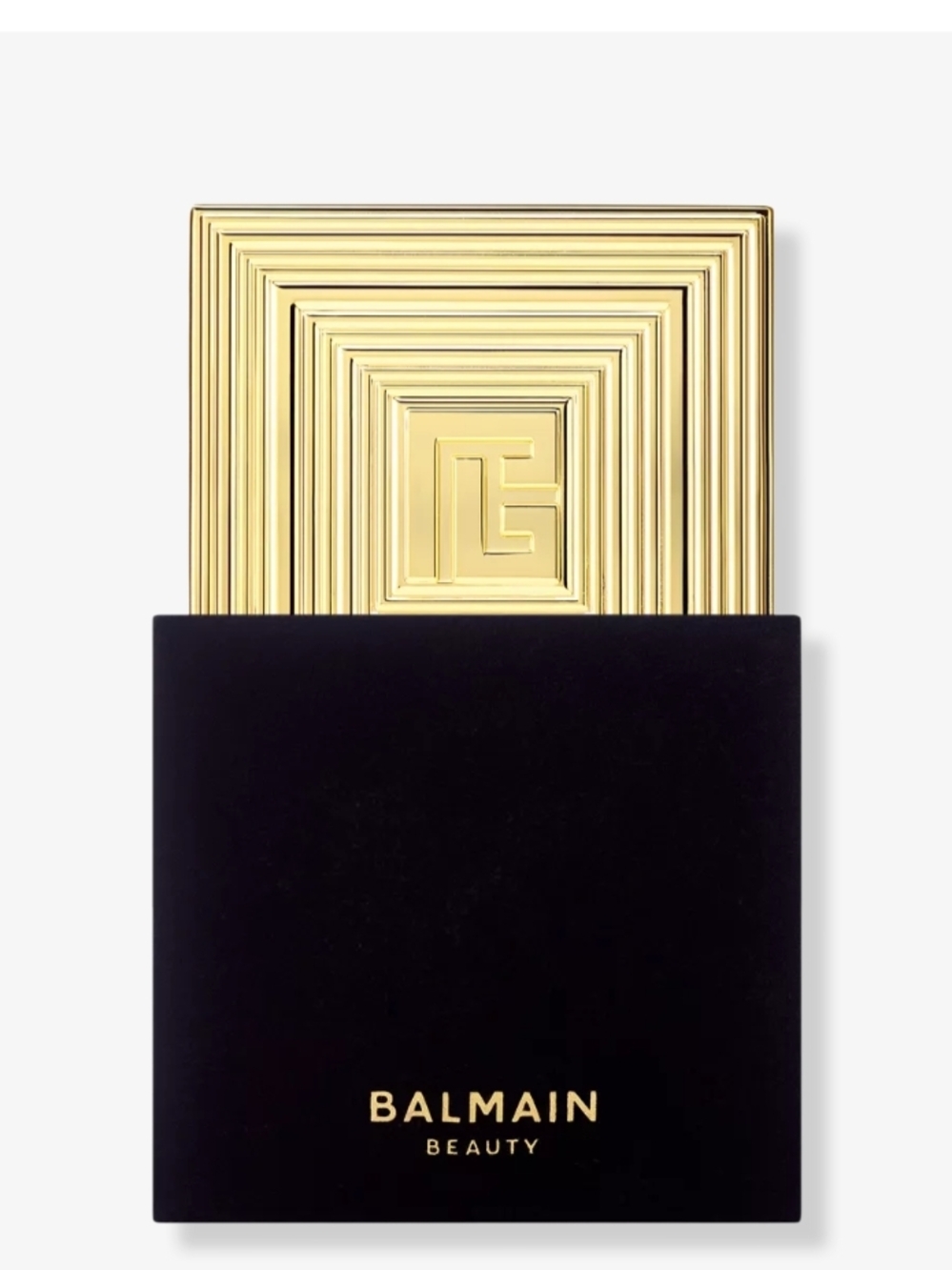 Balmain  Gold Mirror With Black Pouch